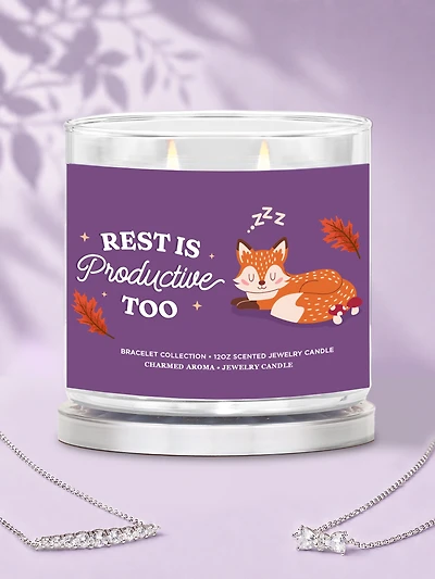 Rest Is Productive Too Candle - Bracelet Collection