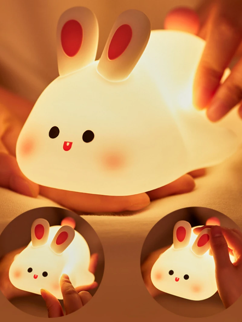 Touch Sensor Rabbit LED Night Light