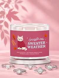 Snuggle Into Sweater Weather Candle - Ring Collection