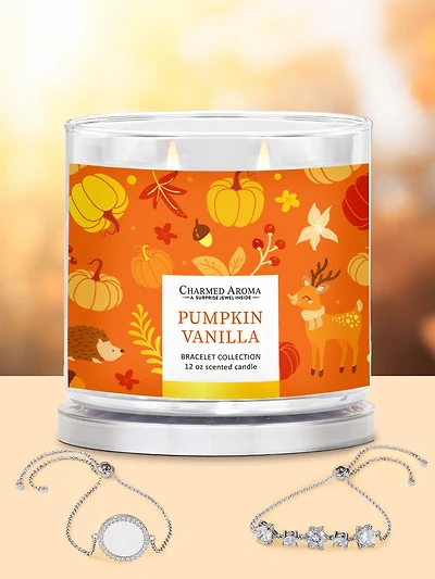 Pumpkin Vanilla Candle - Bracelet Collection