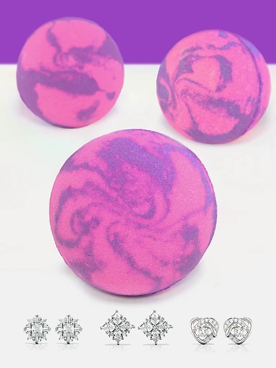 Sunset Beach Bath Bomb - Earring Collection