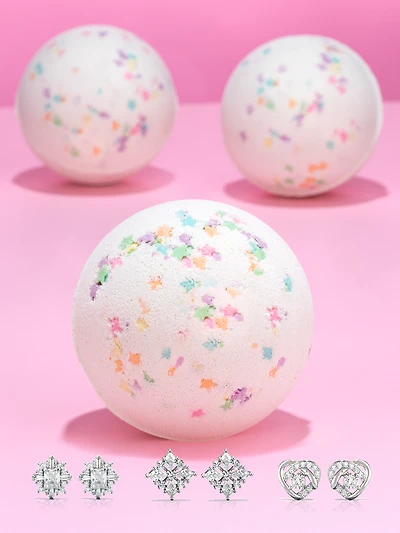 Vanilla Bean Bath Bomb - Earring Collection