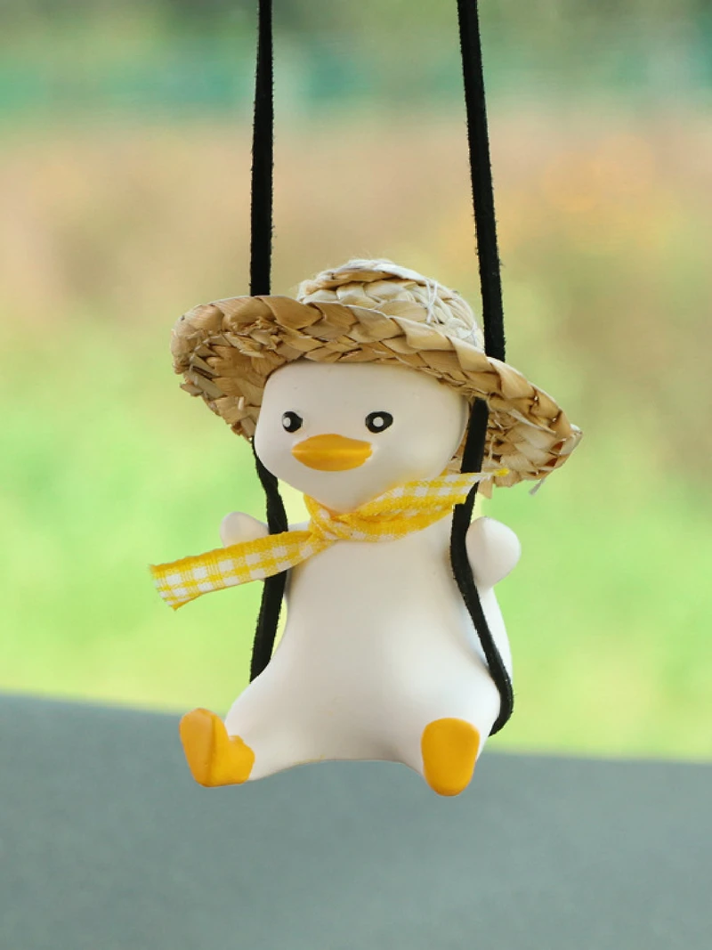 Swinging Duck Car Pendant