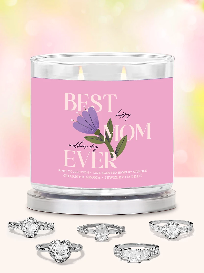 Best Mom Ever Candle - Ring Collection