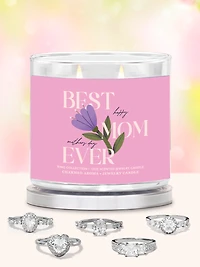 Best Mom Ever Candle - Ring Collection