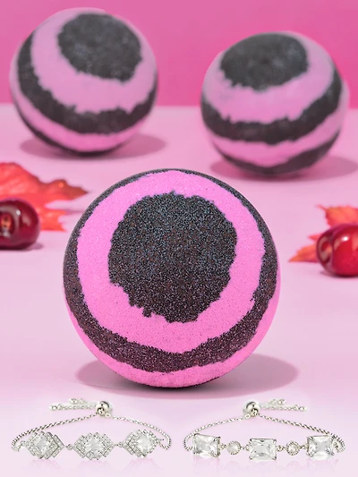 Black Cherry Bath Bomb - Bracelet Collection