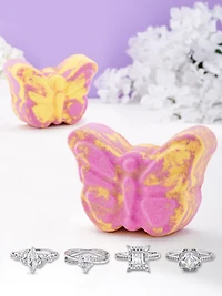 Butterfly Bath Bomb - Ring Collection