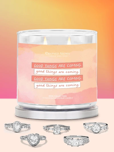 Good Things Are Coming Candle - Ring Collection