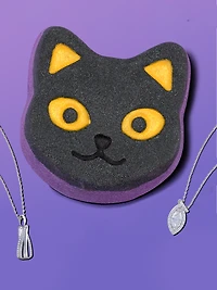 Halloween Cat Bath Bomb - Necklace Collection