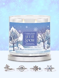 Let it Snow Candle - Snowflakes Collection