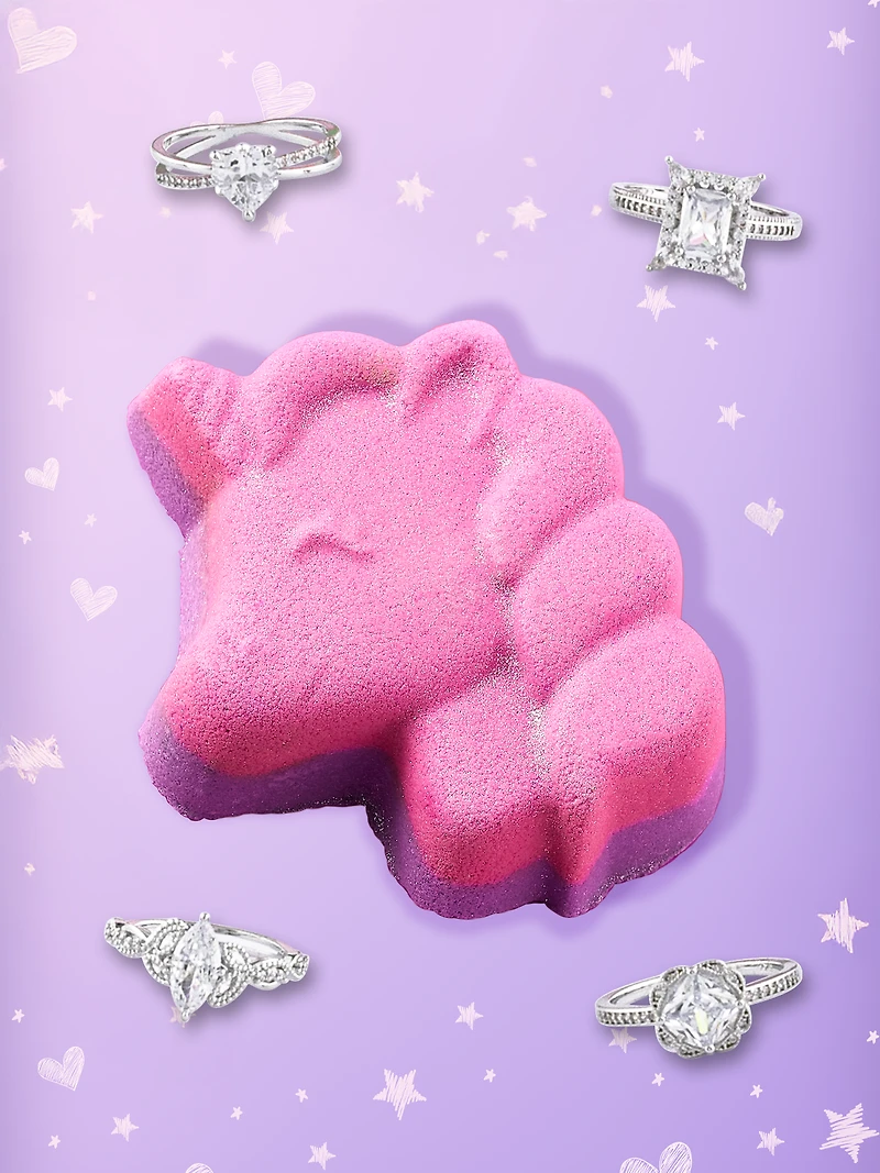 Unicorn Bath Bomb - Ring Collection