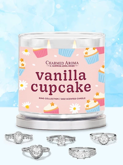 Vanilla Cupcake Candle - Ring Collection