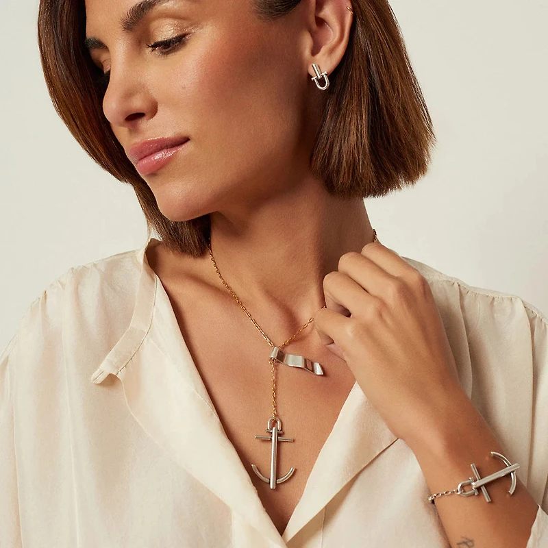 Collar Cadena Ancla Slim