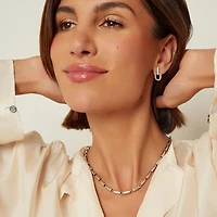 Collar cadena Grillete Banderín