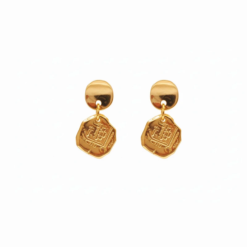 Pendientes Moneda Mini