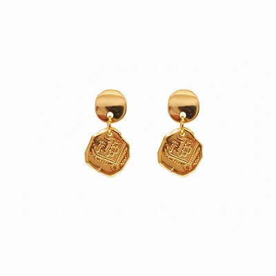 Pendientes Moneda Mini