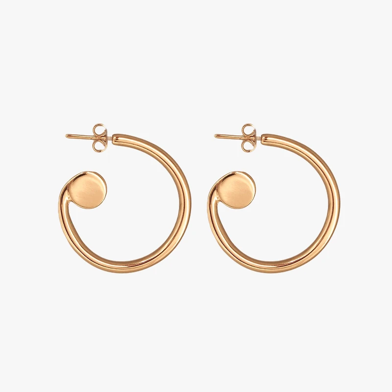 Pendientes aro Voluta