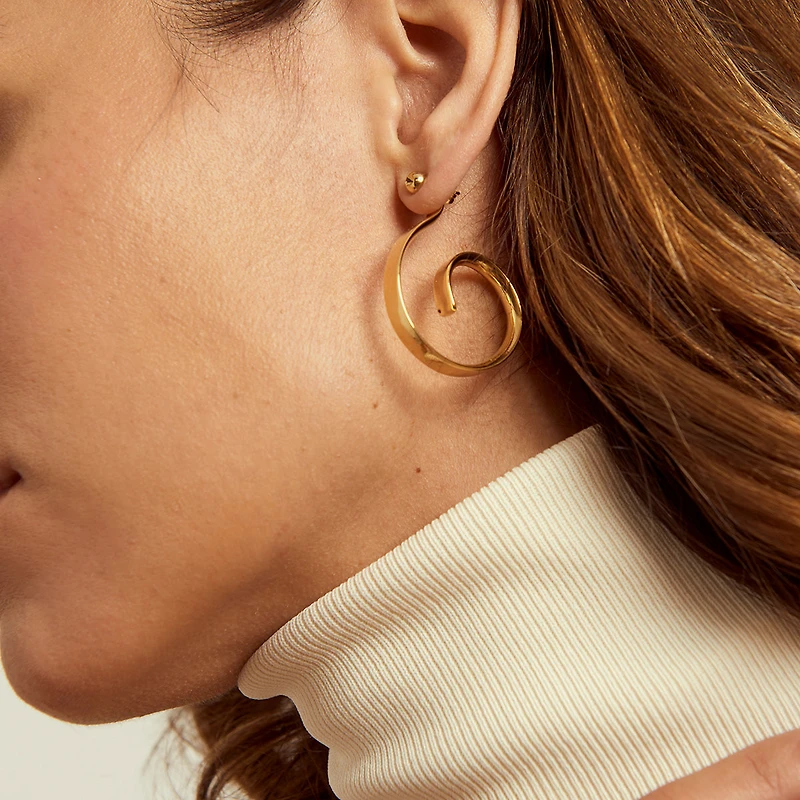 Pendientes aro Rizo
