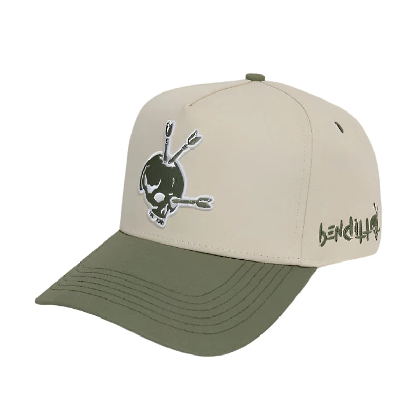 Benditto Hat (Ivory / Green)
