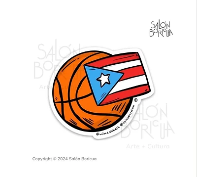 Bola de Baloncesto - Basketball (Premium Sticker)
