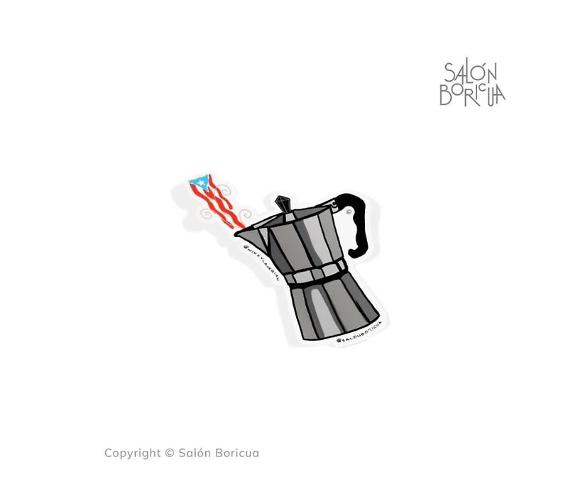 La Greca Boricua (Premium Sticker)