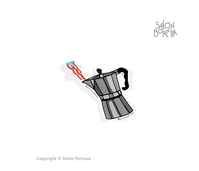 La Greca Boricua (Premium Sticker)