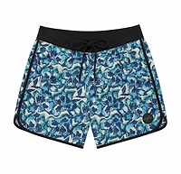 BLOOM N BLUE BOARDSHORT