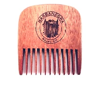 Mini peine para barba de madera
