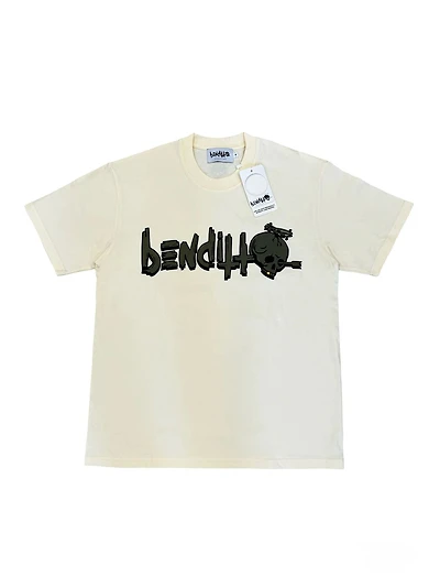 Benditto Logo Tee (Ivory-Green)