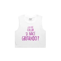 Nací Gritando (Crop tank)