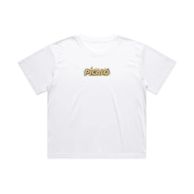 Floral ladrillo croptop