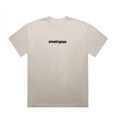 No hay logo Heavyweight Crema