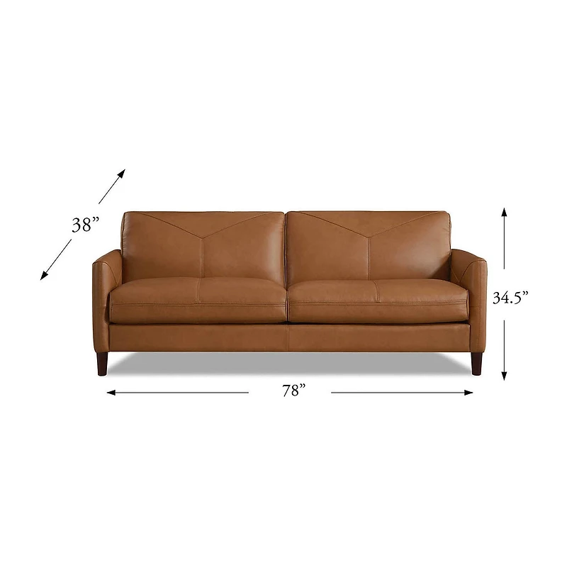 Glenwood Genuine Leather Sofa