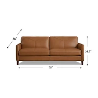 Glenwood Genuine Leather Sofa