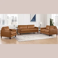 Glenwood Genuine Leather Loveseat