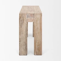 McArthur Whitewash Reclaimed Wood Console Table