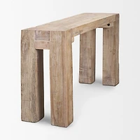 McArthur Whitewash Reclaimed Wood Console Table