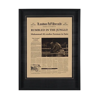 Rumbled In The Jungle! Framed Art Print