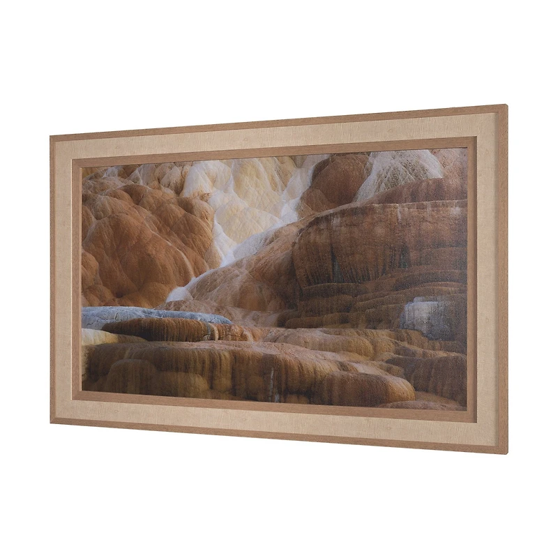 Liquid Travertine by Gary Blatter a Hand Embellished Framed Photo Art Print