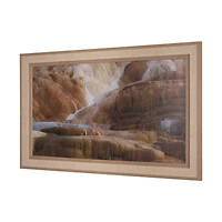 Liquid Travertine by Gary Blatter a Hand Embellished Framed Photo Art Print