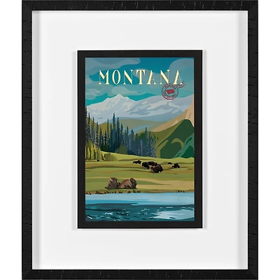 Montana Go USA by Mercana Studio Decograph Framed Art Print