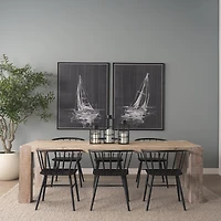 McArthur 94" Whitewash Reclaimed Wood Dining Table