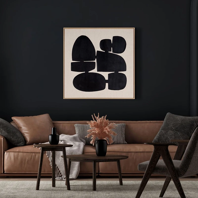 Pillars I, Hand Painted Canvas