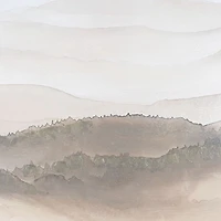Misty Mountains, Hand Painted Canvas