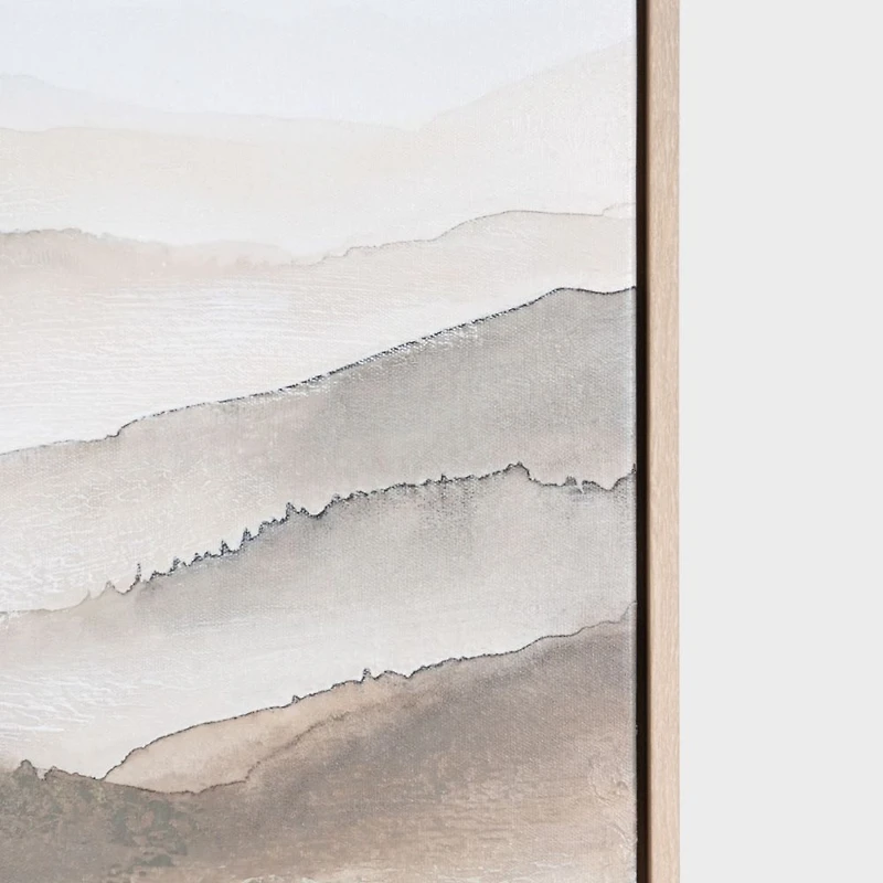 Misty Mountains, Hand Painted Canvas