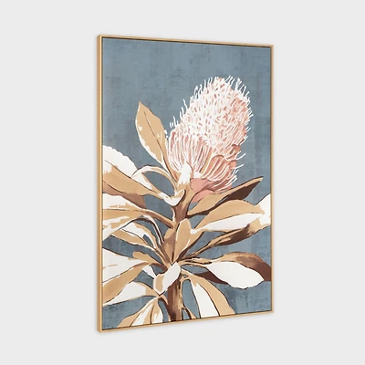Wild Bloom Study, Hand Painted Canvas