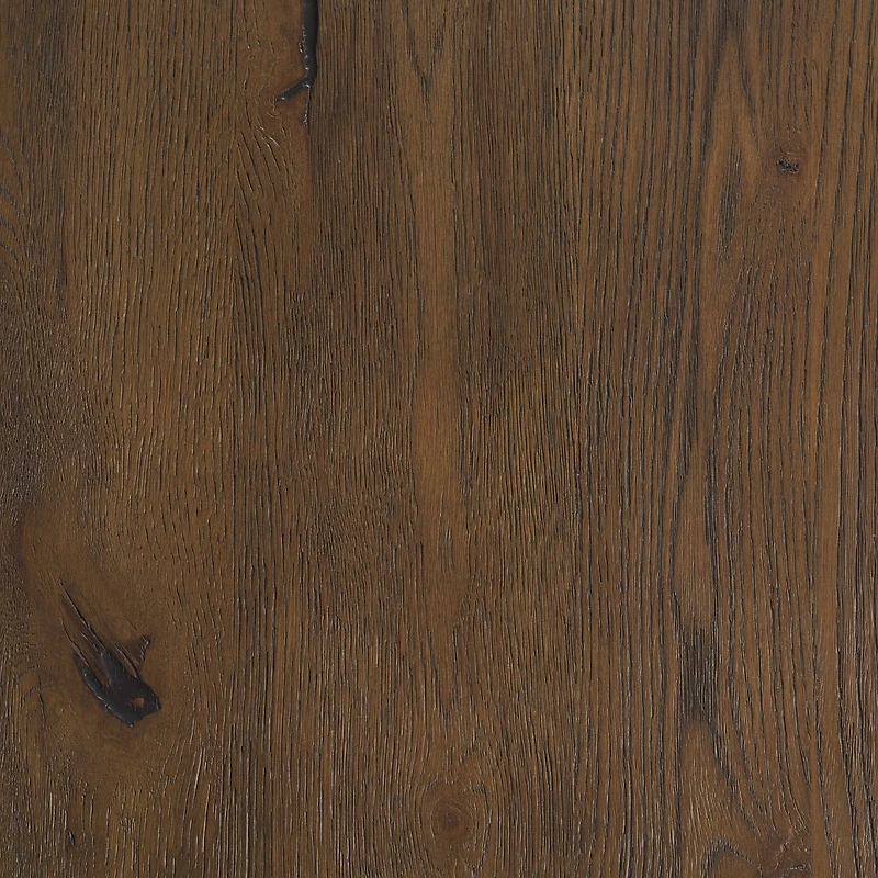 Trayden Gray Fabric w/ Brown Slider Top Coffee Table