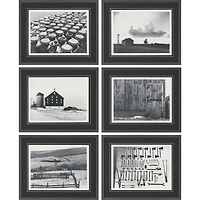 Rural Rows (Set of 6) Framed Art Print