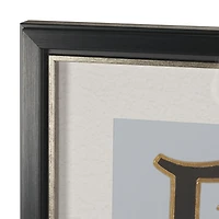 Ephemera Flower Show Text Frame Artwork