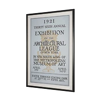 Ephemera Architecture Text Frame Artwork
